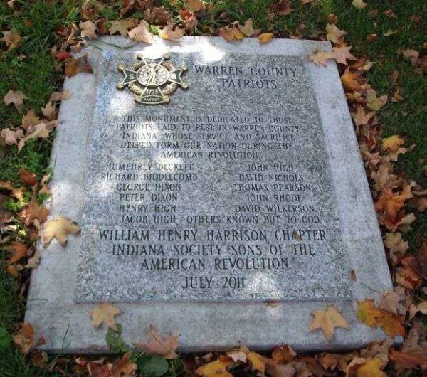 WARREN COUNTY REVOLUTIONARY WAR MEMORIAL