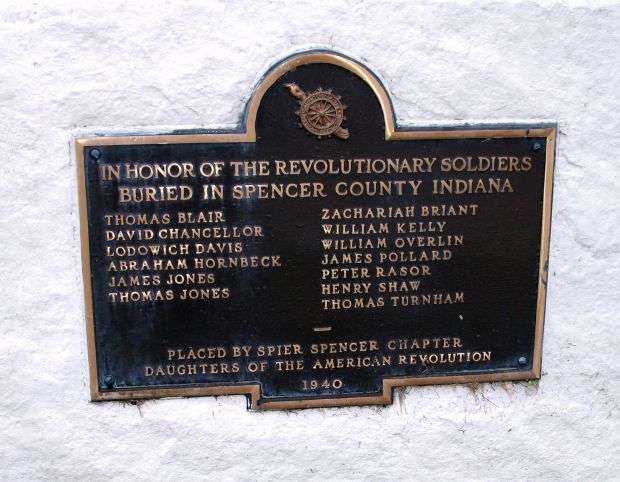 SPENCER COUNTY REVOLUTIONARY WAR MEMORIAL
