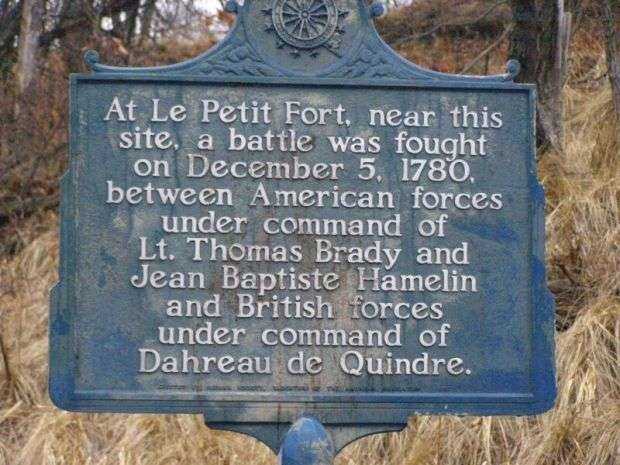 LE PETIT FORT REVOLUTIONARY WAR MEMORIAL MARKER