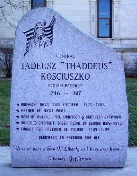 GENERAL TADEUSZ “THADDEUS” KOSCIUSZKO MEMORIAL