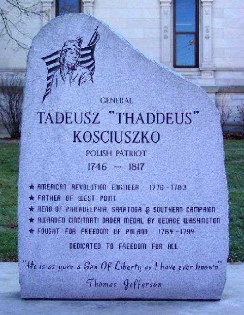 GENERAL TADEUSZ “THADDEUS” KOSCIUSZKO MEMORIAL
