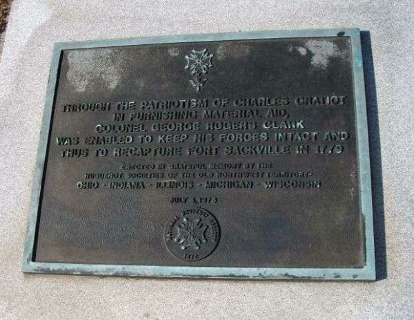 CHARLES GRATIOT REVOLUTIONARY WAR MEMORIAL