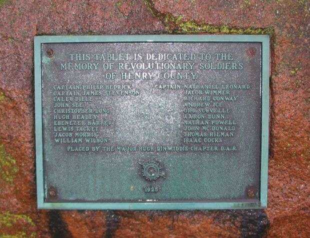 HENRY COUNTY REVOLUTIONARY WAR MEMORIAL