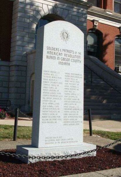 GIBSON COUNTY REVOLUTIONARY WAR MEMORIAL