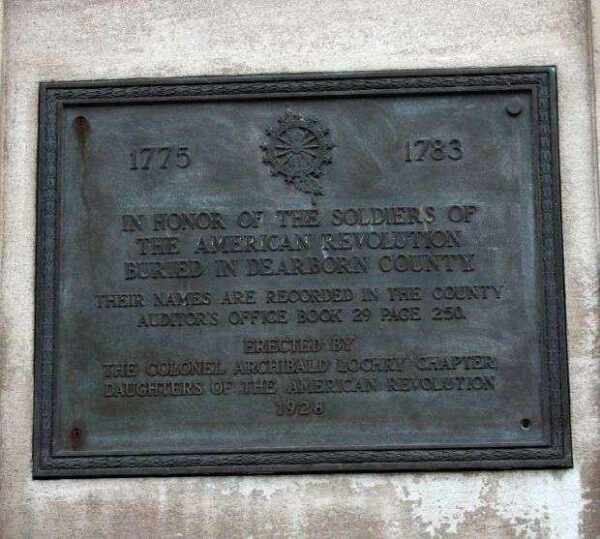 DEARBORN COUNTY REVOLUTIONARY WAR MEMORIAL