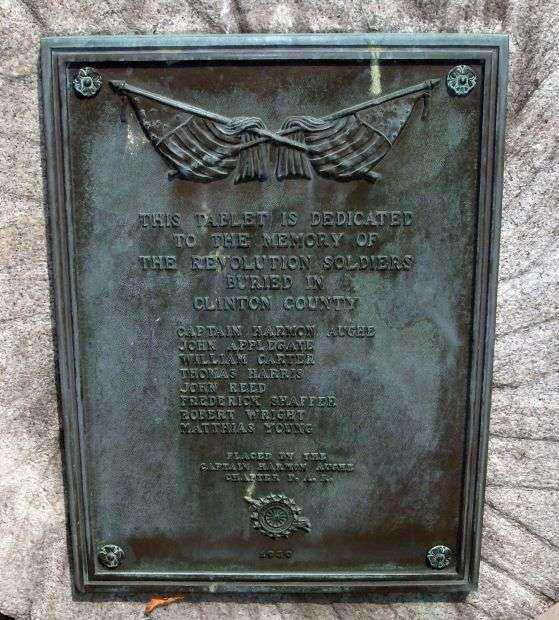 CLINTON COUNTY REVOLUTIONARY WAR MEMORIAL PLAQUE