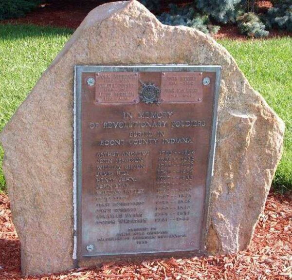 BOONE COUNTY REVOLUTIONARY WAR MEMORIAL