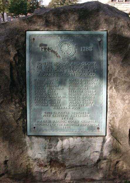 EDGAR COUNTY REVOLUTIONARY WAR MEMORIAL FRONT