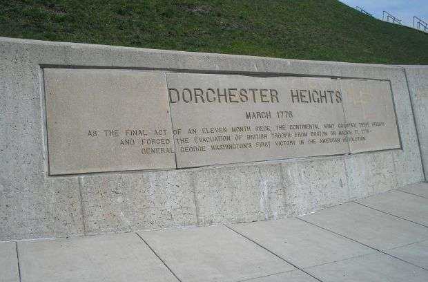 DORCHESTER HEIGHTS REVOLUTIONARY WAR MEMORIAL
