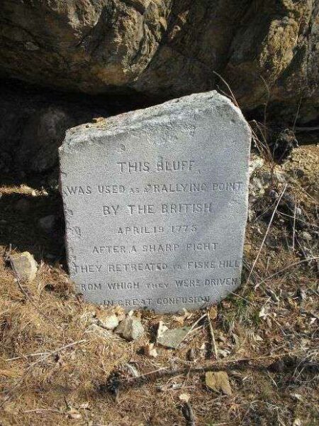 THIS BLUFF REVOLUTIONARY WAR MEMORIAL