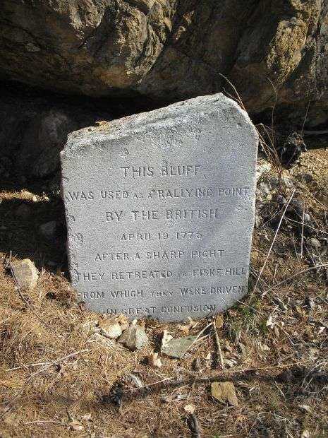 THIS BLUFF REVOLUTIONARY WAR MEMORIAL