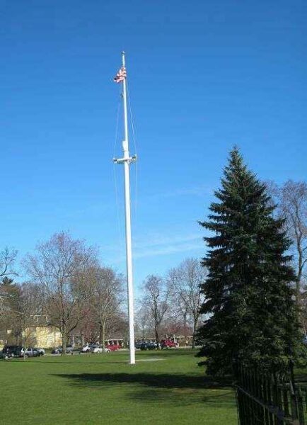 THIS FLAG POLE REVOLUTIONARY WAR MEMORIAL