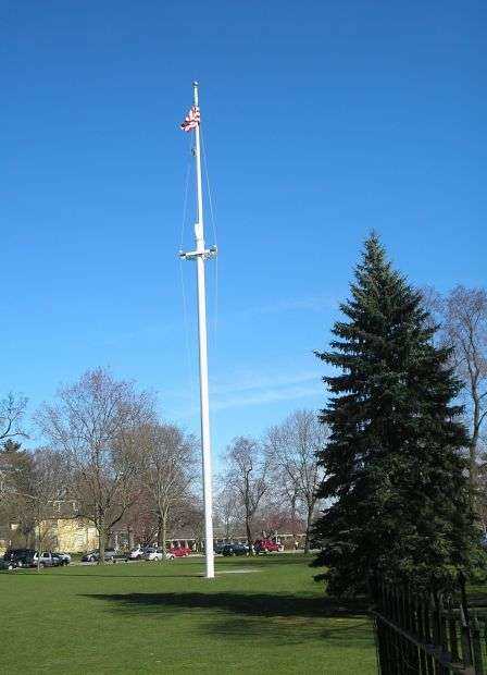 THIS FLAG POLE REVOLUTIONARY WAR MEMORIAL