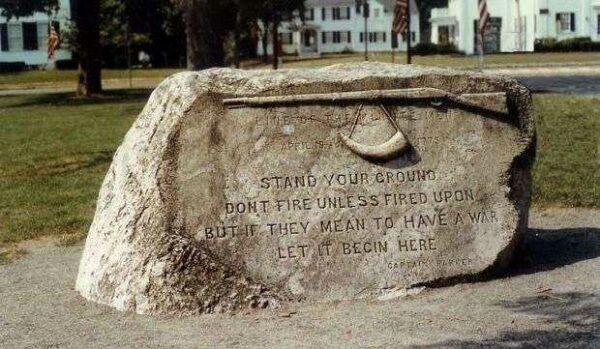 LINE OF THE MINUTEMEN MEMORIAL