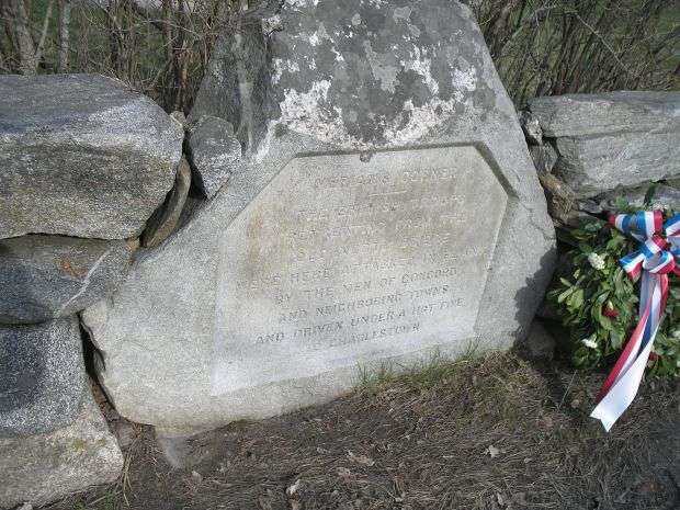 MEN OF CONCORD REVOLUTIONARY WAR MEMORIAL