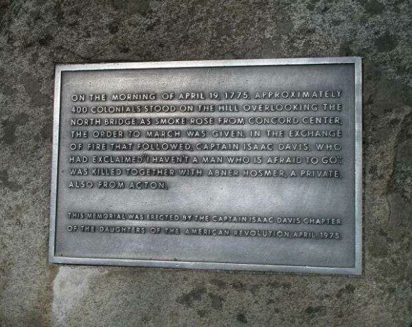 CAPTAIN ISAAC DAVIS WAR MEMORIAL