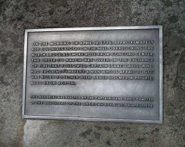 CAPTAIN ISAAC DAVIS WAR MEMORIAL