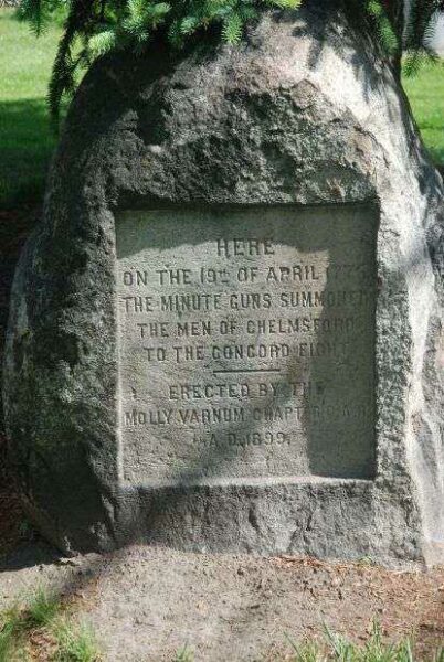 CHELMSFORD MINUTE GUNS WAR MEMORIAL
