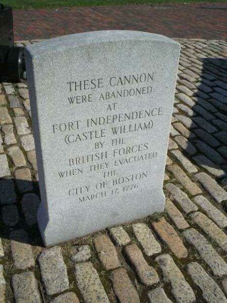 THESE CANNON WERE ABANDONED WAR MEMORIAL