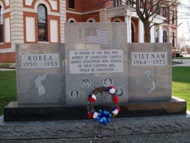 LIVINGSTON COUNTY KOREAN WAR AND VIETNAM WAR MEMORIAL