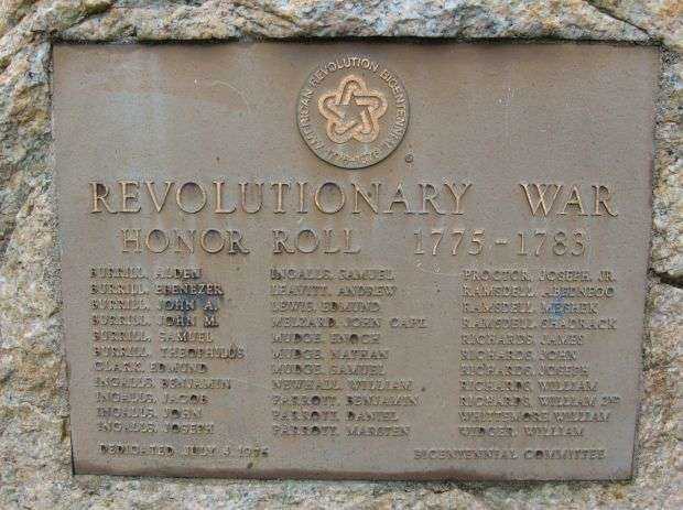 SWAMPSCOTT REVOLUTIONARY WAR MEMORIAL