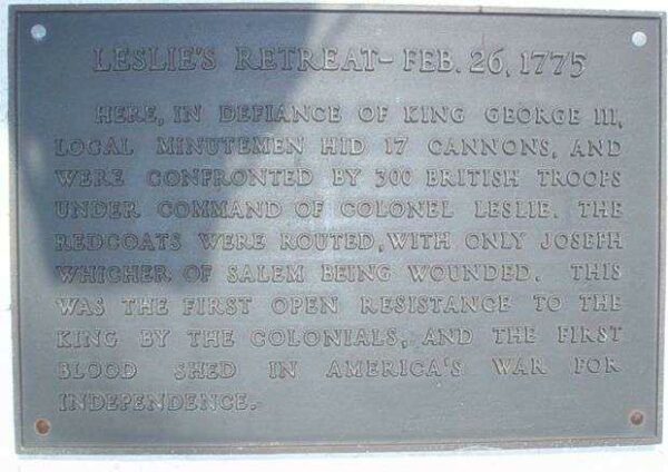 LESLIE’S RETREAT WAR MEMORIAL PLAQUE