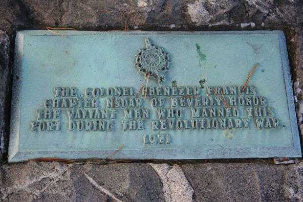 BEVERLY REVOLUTIONARY WAR FORT MEMORIAL
