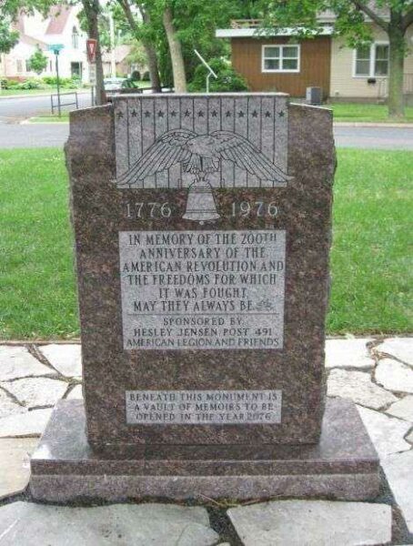 REVOLUTIONARY WAR BICENTENNIAL MEMORIAL