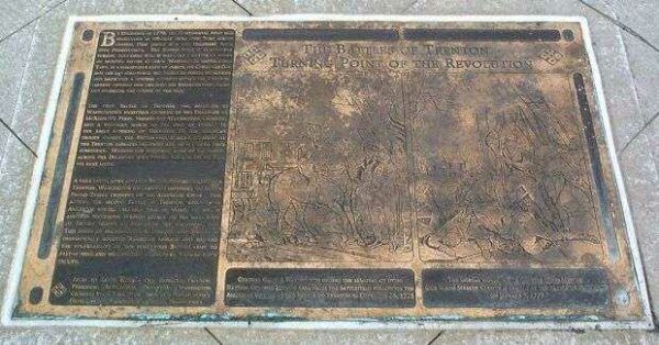 THE BATTLE OF TRENTON WAR MEMORIAL PAVER