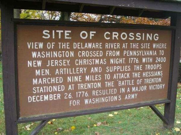SITE OF CROSSING WAR MEMORIAL MARKER