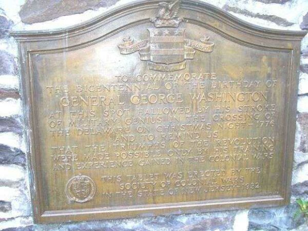 BICENTENNIAL OF GENERAL GEORGE WASHINGTON’S BIRTHDAY MEMORIAL PLAQUE