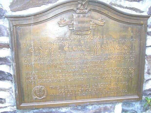 BICENTENNIAL OF GENERAL GEORGE WASHINGTON’S BIRTHDAY MEMORIAL PLAQUE