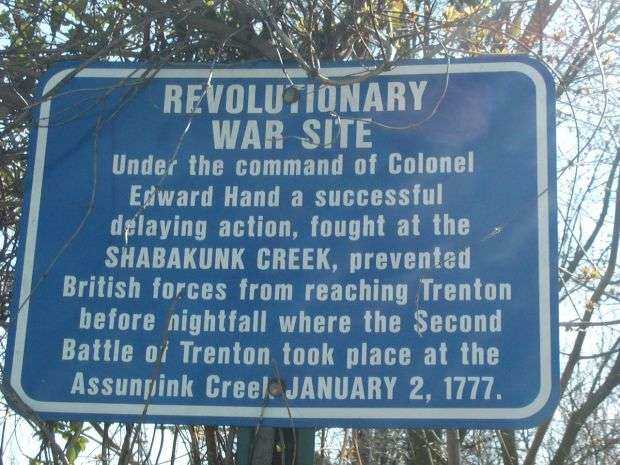 REVOLUTIONARY WAR SITE MEMORIAL MARKER