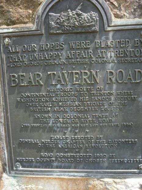 BEAR TAVERN ROAD REVOLUTIONARY WAR MEMORIAL