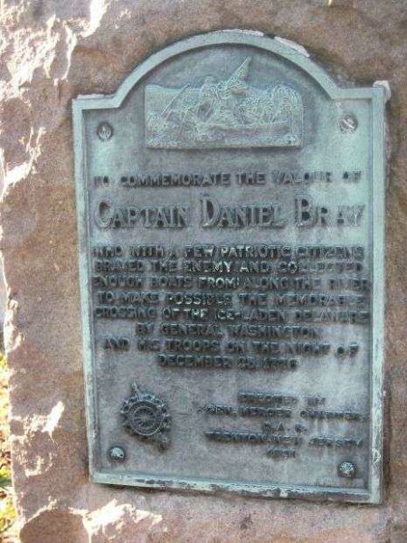 CAPTAIN DANIEL BRAY REVOLUTIONARY WAR MEMORIAL