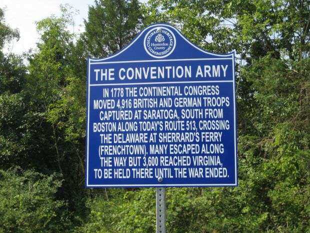 THE CONVENTION ARMY WAR MEMORIAL MARKER