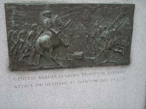 BRIGADIER GENERAL HUGH MERCER WAR MEMORIAL BAS-RELIEF C
