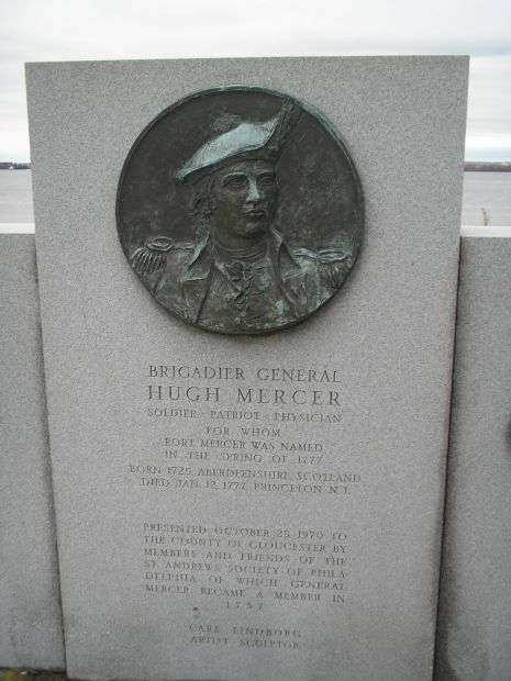 BRIGADIER GENERAL HUGH MERCER WAR MEMORIAL BAS-RELIEF A