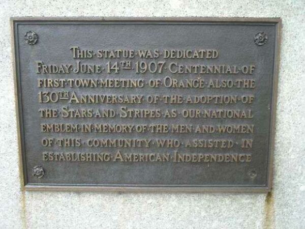 DISPATCH RIDER OF THE AMERICAN REVOLUTION MEMORIAL PLAQUE