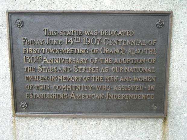 DISPATCH RIDER OF THE AMERICAN REVOLUTION MEMORIAL PLAQUE