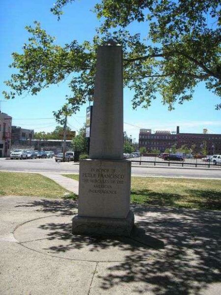 PETER FRANCISCO REVOLUTIONARY WAR MEMORIAL