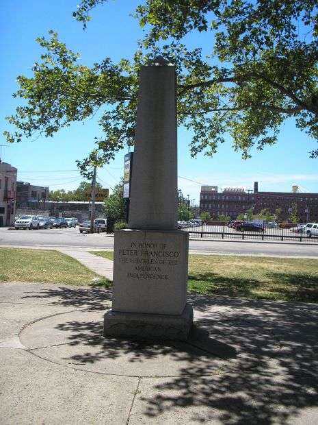 PETER FRANCISCO REVOLUTIONARY WAR MEMORIAL