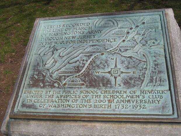 LINE OF MARCH OF WASHINGTON’S ARMY WAR MEMORIAL