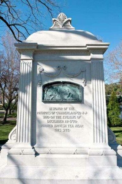 CUMBERLAND COUNTY TEA BURNING MEMORIAL