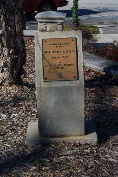 HART COUNTY VETERANS OF FOREIGN WARS MEMORIAL