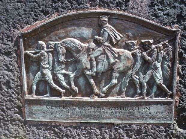 GENERAL GEORGE WASHINGTON BAS-RELIEF MEMORIAL