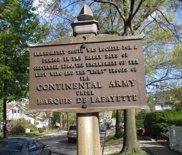 CONTINENTAL ARMY ENCAMPMENT WAR MEMORIAL MARKER
