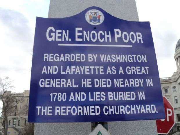 GEN. ENOCH POOR WAR MEMORIAL MARKER