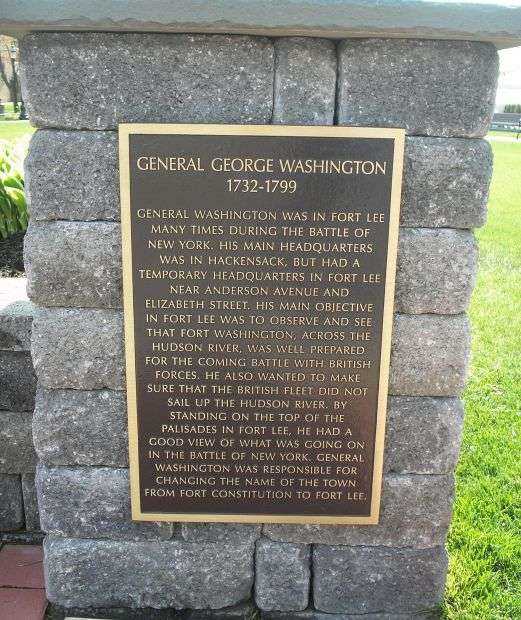 GENERAL GEORGE WASHINGTON WAR MEMORIAL PLAQUE