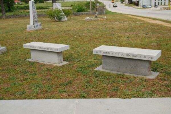 SSG. E.G. HIGGINBOTHAM JR. MEMORIAL BENCH